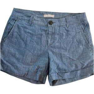 Banana republic blue Chambray shorts size 4